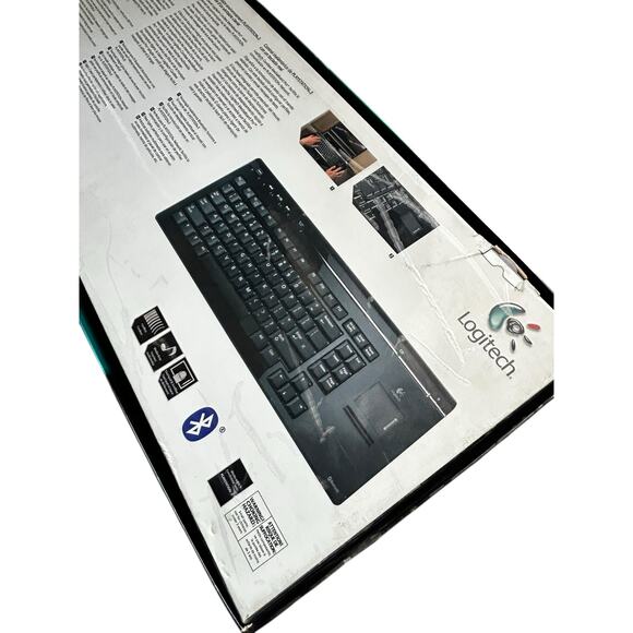 Logitech Cordless MediaBoard Pro Keyboard & Controller for PS 3 – Tested OG Box - Picture 9 of 10